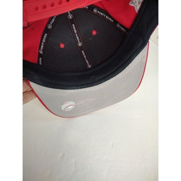 St Louis Cardinals Baseball Hat Bird 47 Red Baseball Cap Adjustable - Picture 10 of 13